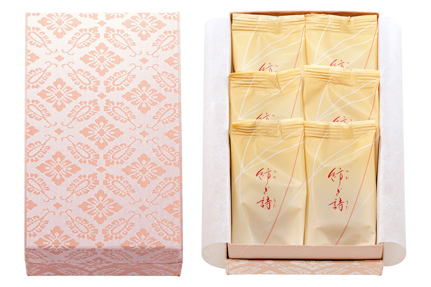 伝統の西陣織×誕生40周年の和菓子「紡ぎ詩」がコラボした、“こころを 