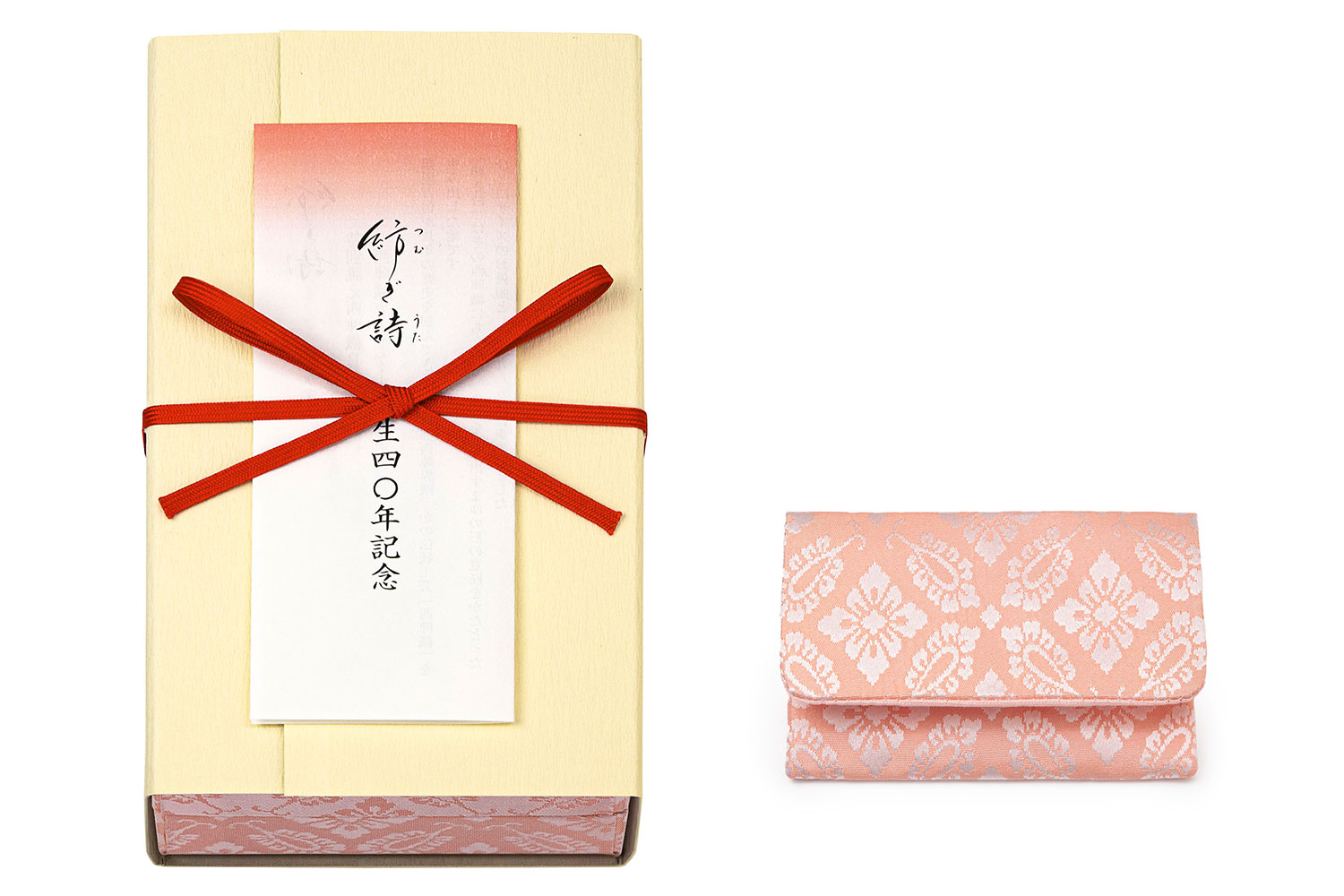 伝統の西陣織×誕生40周年の和菓子「紡ぎ詩」がコラボした、“こころを 