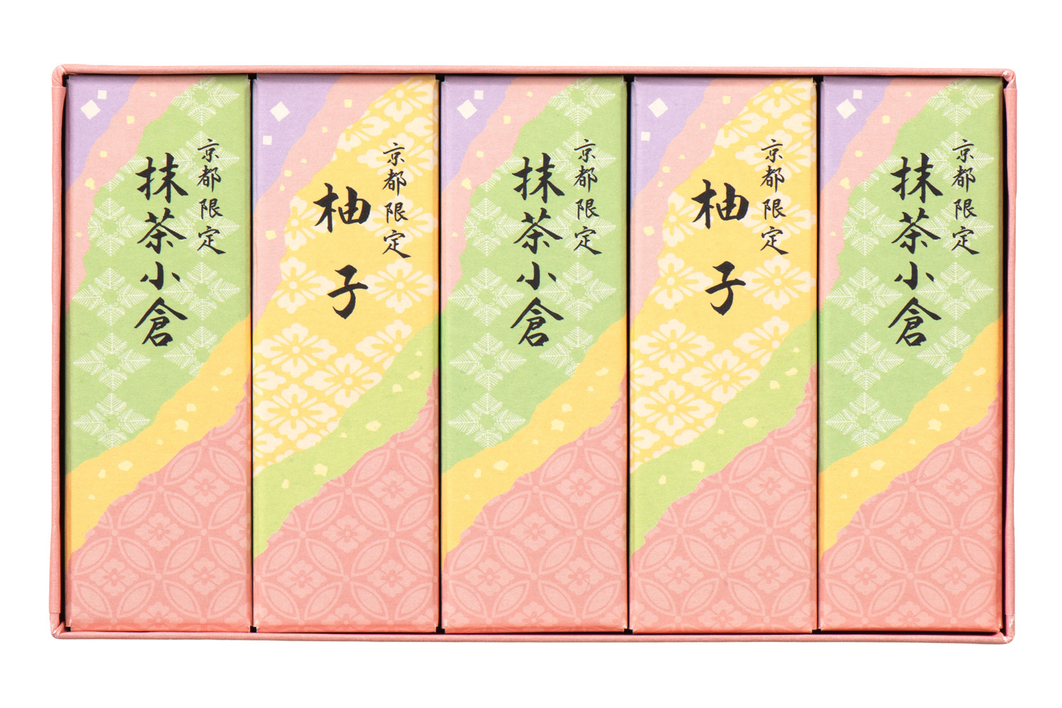 「京都限定 鶴屋吉信ようかん 5本入」個包装箱