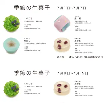 7月の生菓子の画像
