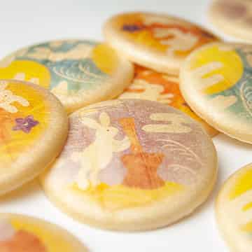 お手づくり最中 「お月見うさぎ」の画像